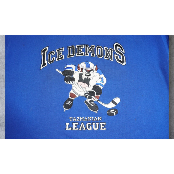 Vintage FILA Ice Demons Tasmanian League Jersey | Size S | Rare Cartoon Hockey G - Picture 3 of 12